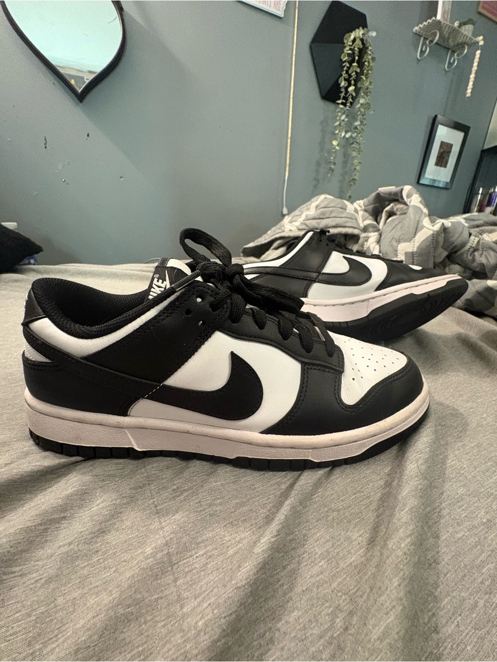 Nike Black and White Low-Top Sneakers